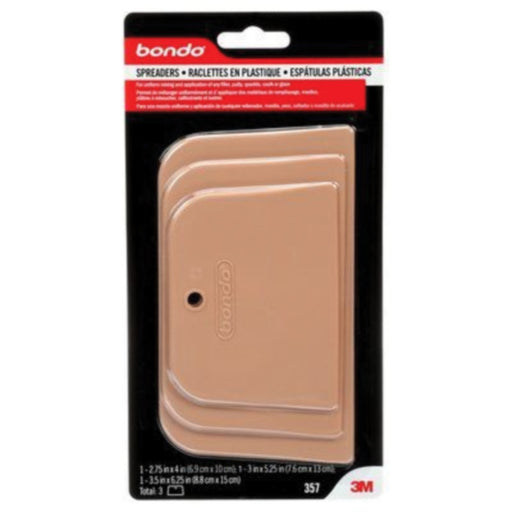 3M Bondo® Plastic Spreaders 3-Pack, 12/case