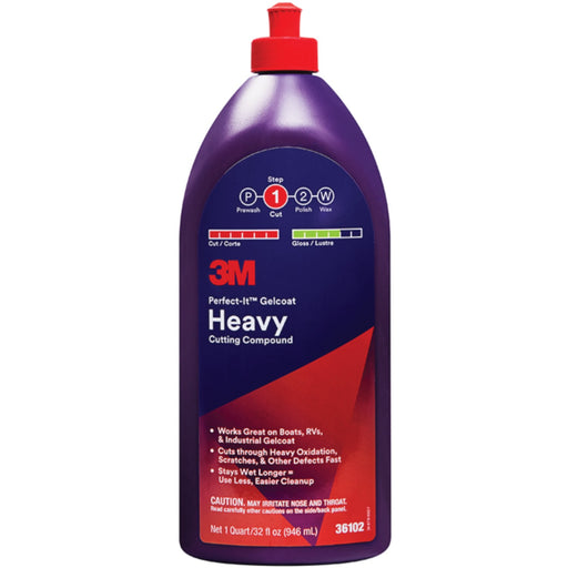 Perfect-It™ Gelcoat Heavy Cutting Compound, Qt.
