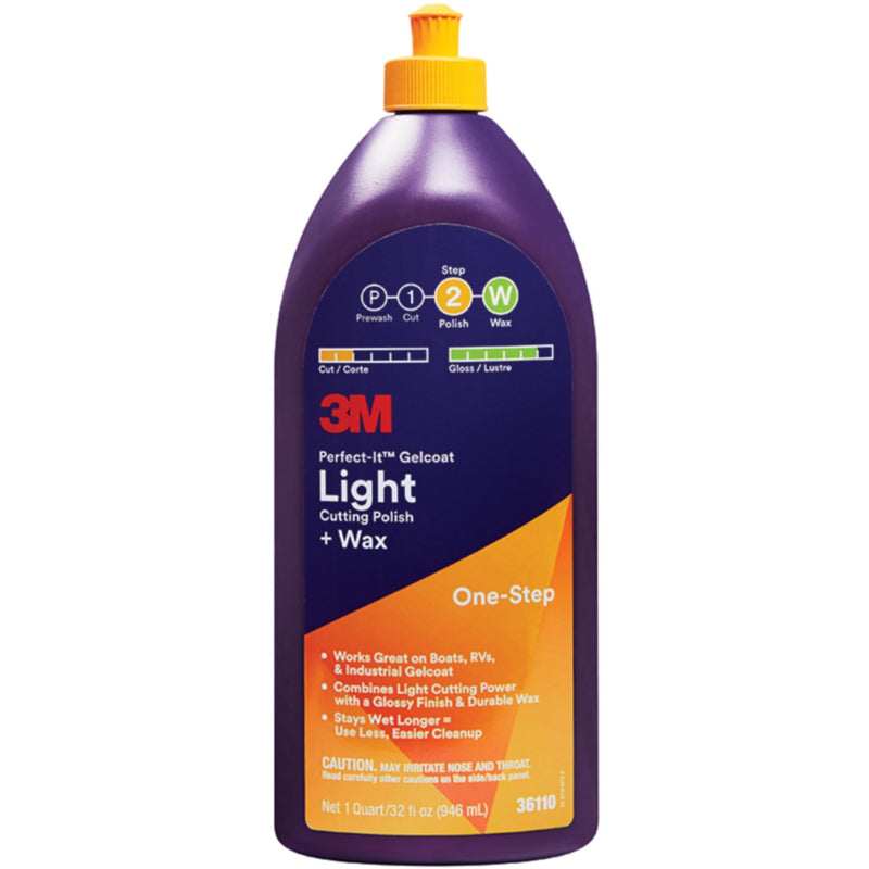 Perfect-It™ Gelcoat Light Cutting Compound/Wax, Qt.
