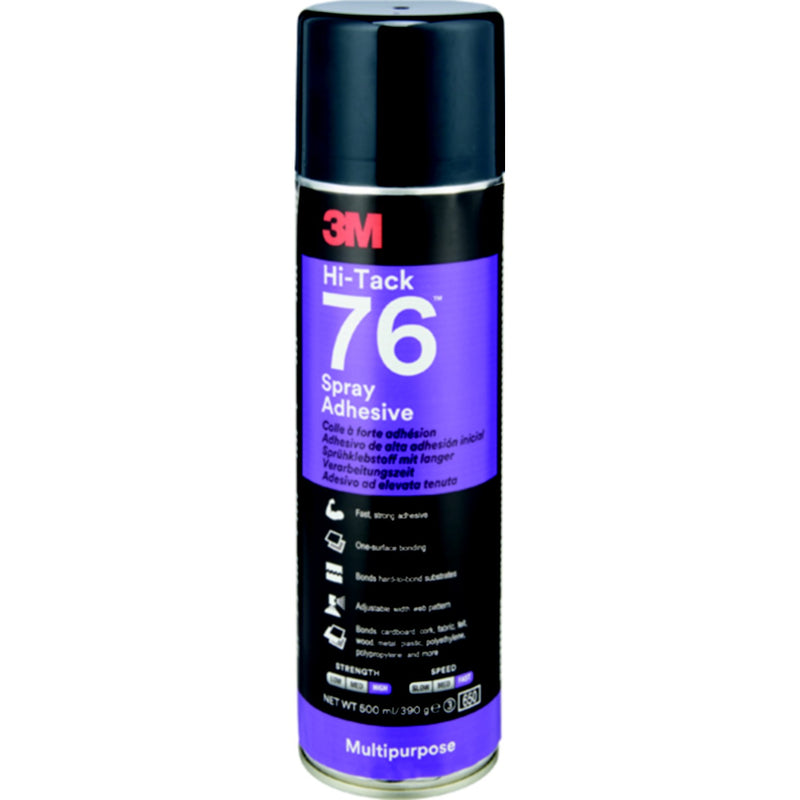 3M Hi-Tack 76 Spray Adhesive, 24 oz., 12/case
