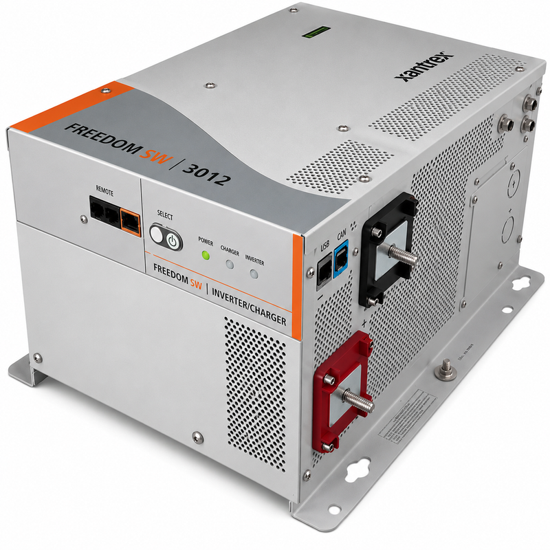 Xantrex 8153012 Freedom SW Inverter/Charger, 3000W, 12V