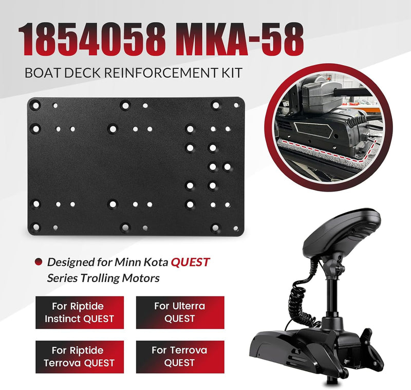 Minn Kota - MKA-58 Boat Deck Reinforcement Kit - 1854058