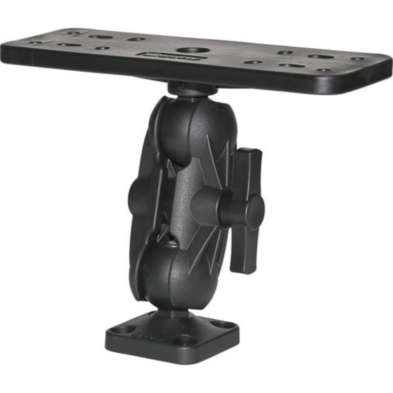 Scotty 0163 1.5" Ball Mount With Fishfinder Plate