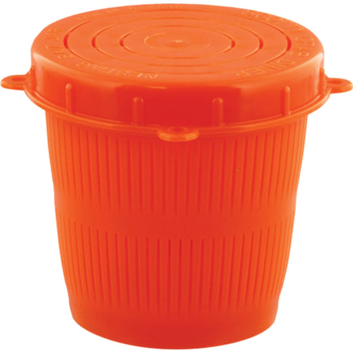 Scotty 672 0.5L Vented Bait Jar, Florescent Red, 100/case