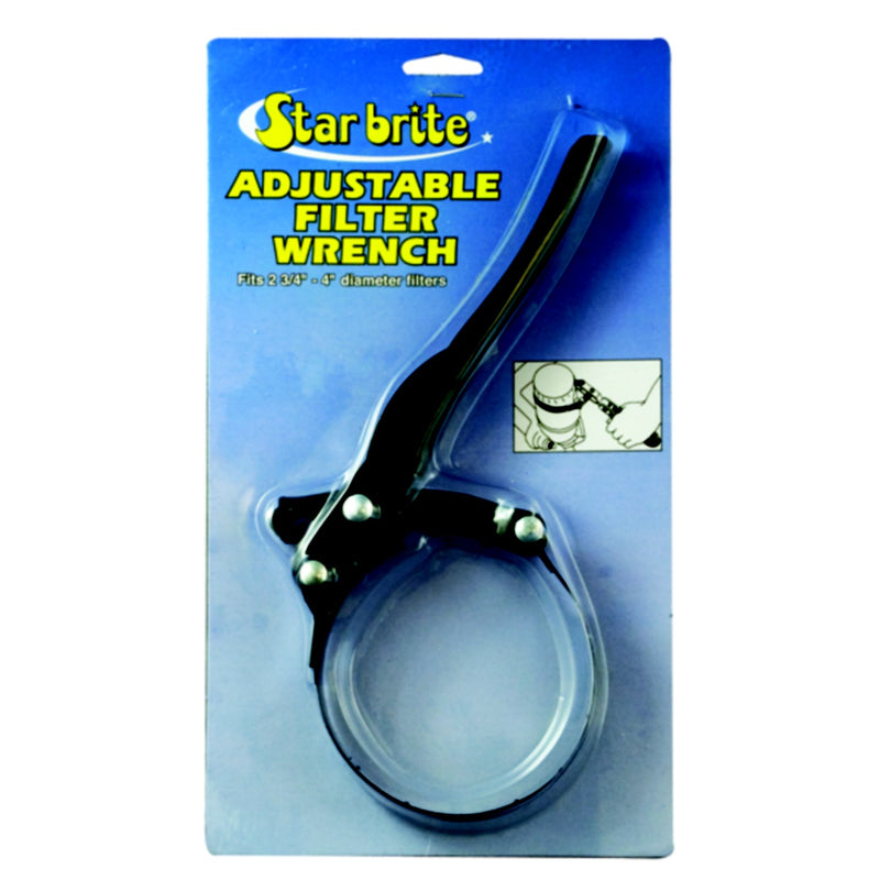 Starbrite Adjustable Filter Wrench 2-3/4 to 4"
