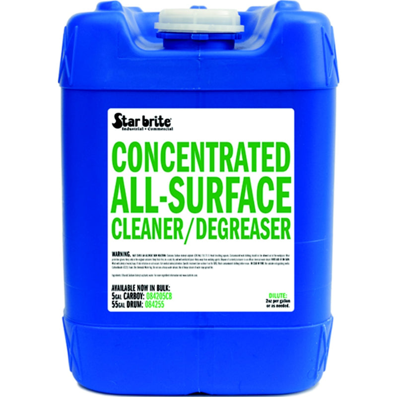 Star brite 084205CB Commercial-Grade All-Surface Cleaner & Degreaser. Concentrated, 5 Gal.