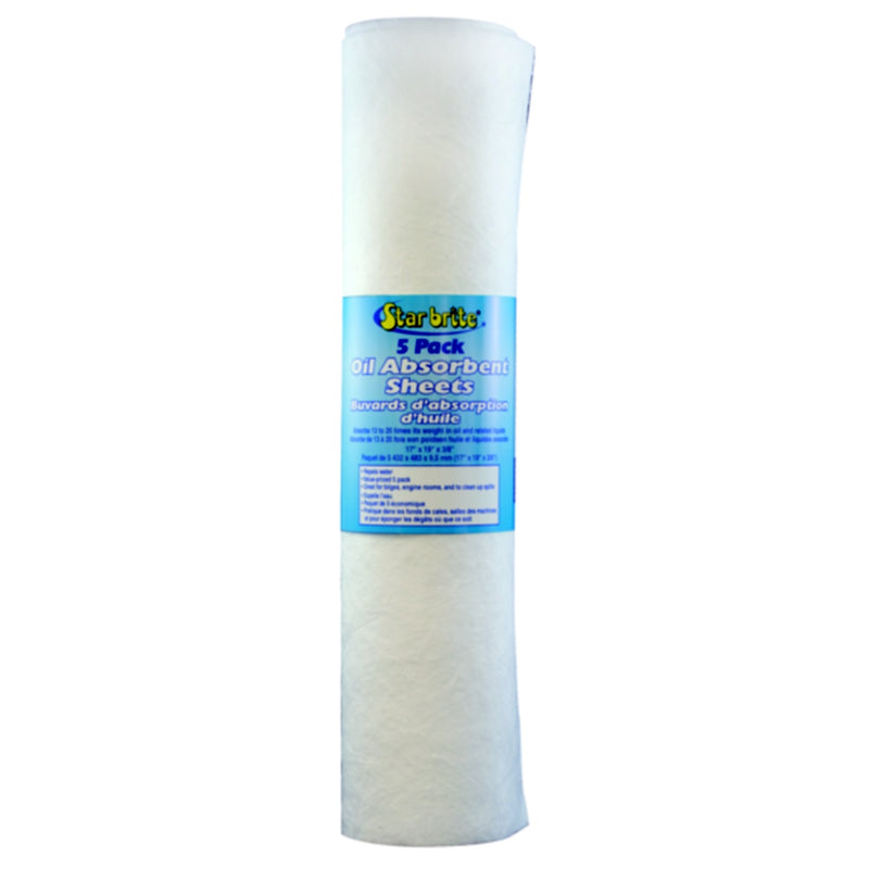 Starbrite 91845 Bilge Oil Pads 17" x 19" x 3/8" (5 Per Pack)
