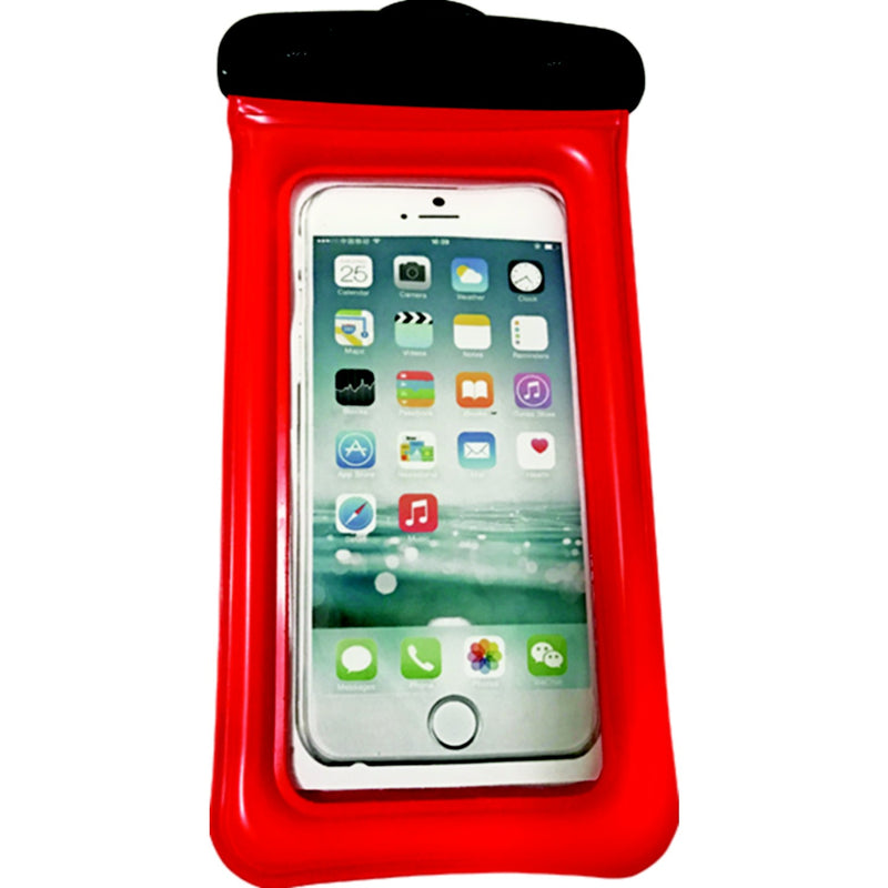 WOW H2O Proof Phone Holder, 4" × 8", Red