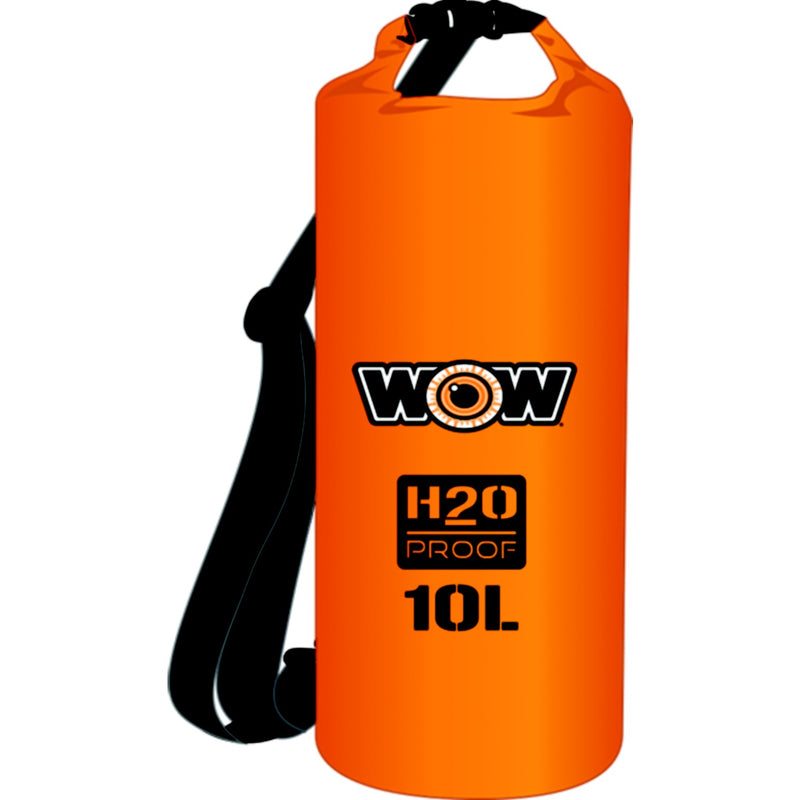 WOW H2O Proof Drybag w/Shoulder Strap, 20L Orange