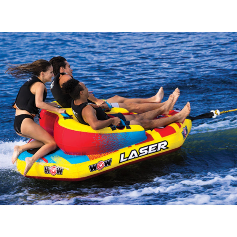 Wow 23WTO4644 Laser Towable, 3 Riders