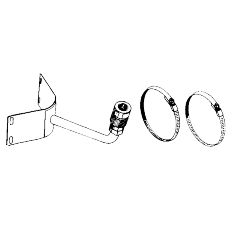EZ-Steer EZ50020 Long-Shaft Bracket Assembly (Standard 2-Stroke or 4-Stroke)