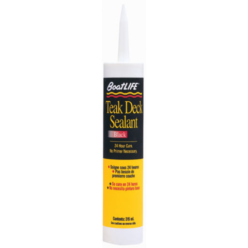 BoatLIFE 1252 Teak Deck Sealant Cartridge 10.6 oz. (310 ml.), Black, 12/case