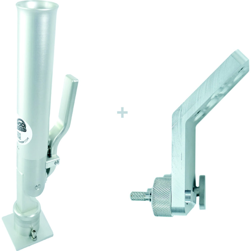 Rod Boss 1000R45LUND Single Dual Axis Rod Holder with 45 Degree Lund Bracket