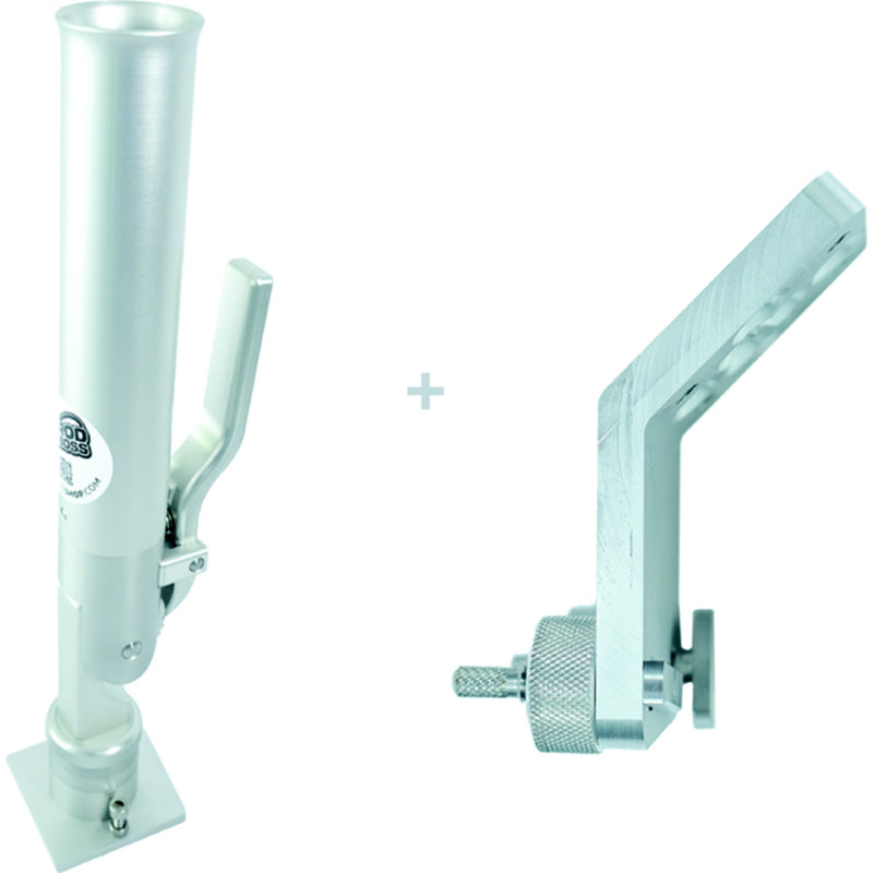 Rod Boss 1000R45RANGER Single Dual Axis Rod Holder with 45 Degree Ranger Bracket