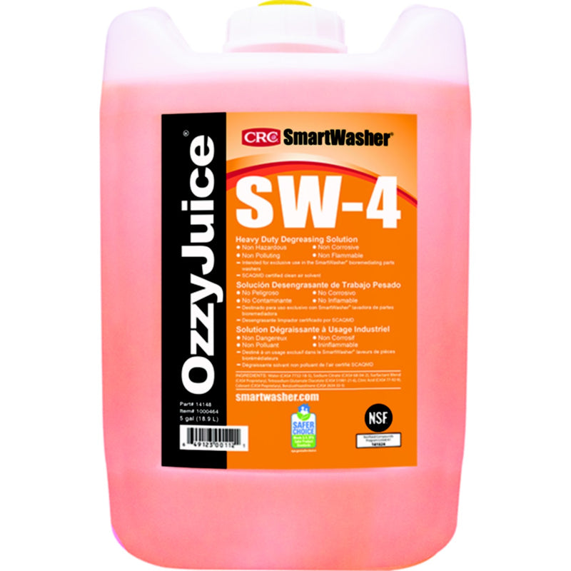 OzzyJuice® 14148 SW4 Heavy Duty Degreasing Solution, 5 Gal.