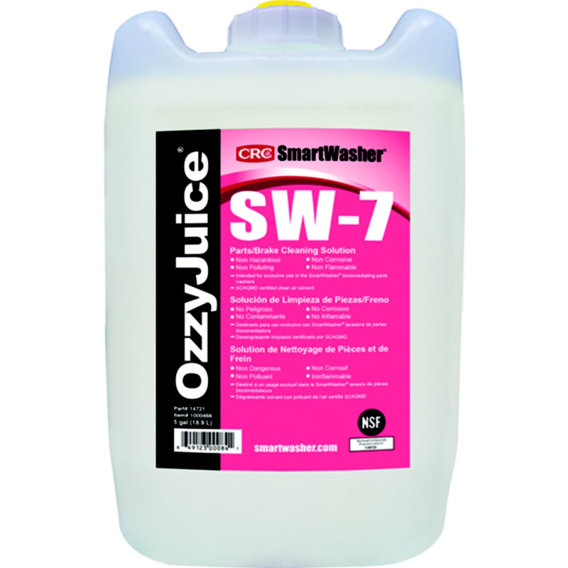 OzzyJuice® 14721 SW7 Parts/Brake Cleaning Solution, 5 Gal.