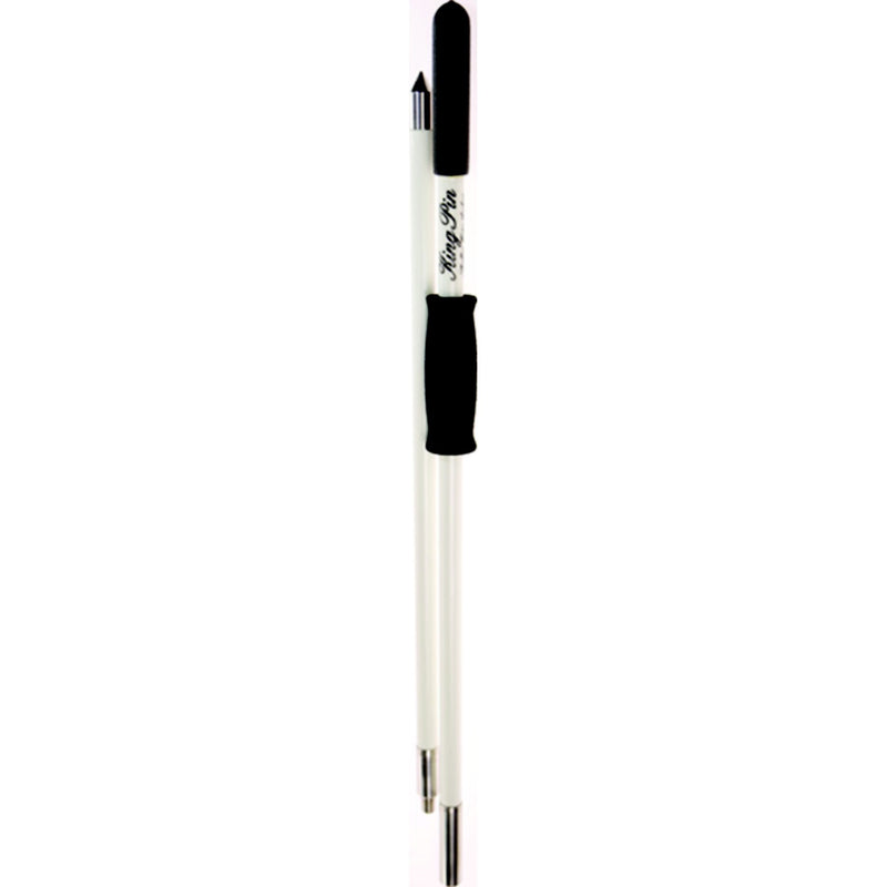 Panther King Pin Shallow Water Anchor System - 2 Piece Anchor Pole, Black