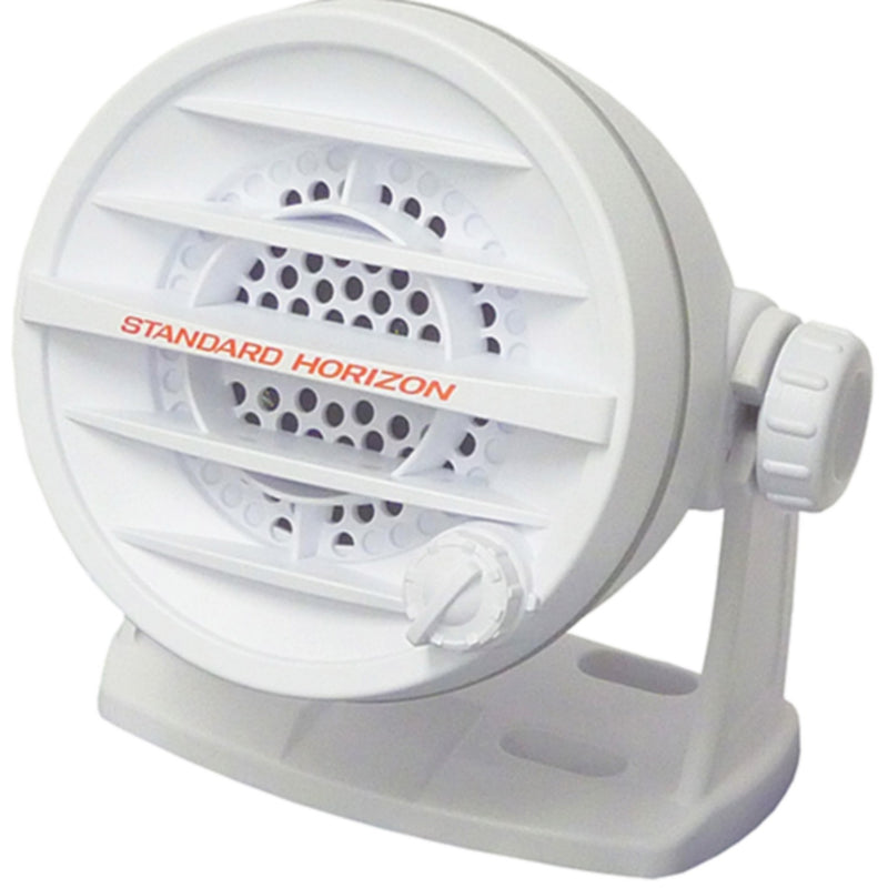 Standard Horizon MLS410PAW External Speaker With 10W Amplifier, 5", White