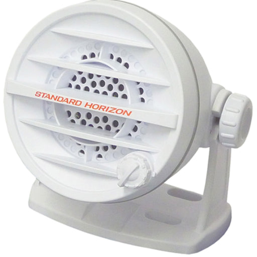 Standard Horizon MLS410PAW External Speaker With 10W Amplifier, 5", White