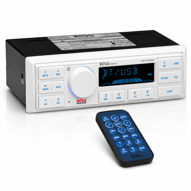 Boss Audio MCK500WB6 Sigle-Din Mech-Less Multimedia Player W/Speakers