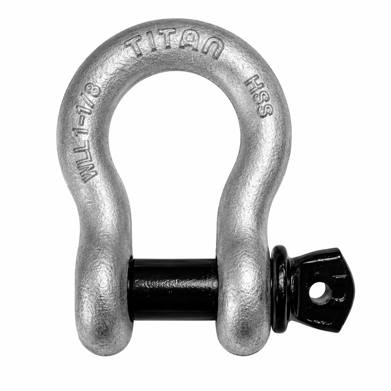 Titan High Tensile Galvanized Anchor Shackle – 1-1/8"