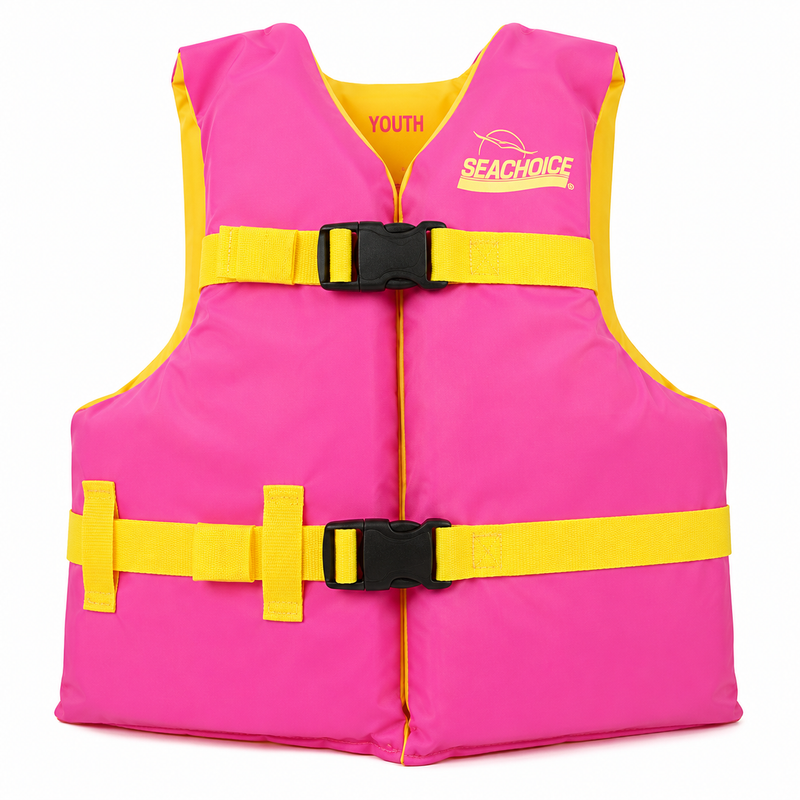 Seachoice 85158 General Purpose Life Vest - Level 70, Youth, Pink