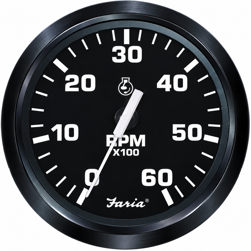 Faria Beede Euro Tachometer 0–6000 RPM | FAR-32804