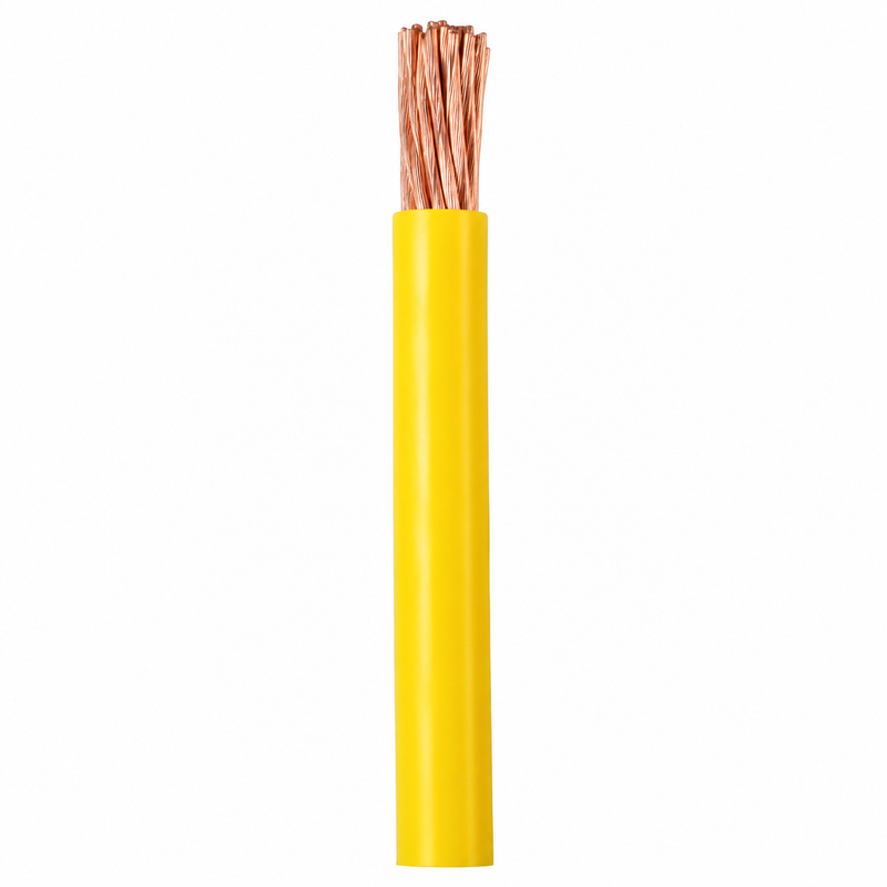 Vertex — Yellow 4/0 AWG Tinned Battery Cable, 1 ft — VER-1426991001FT
