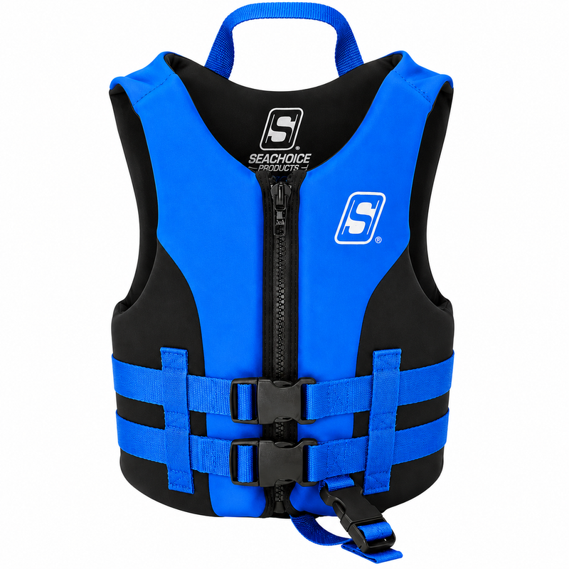 Seachoice 85137 Evoprene Multi-Sport Life Jacket – XL | Blue/Black | USCG Level 70