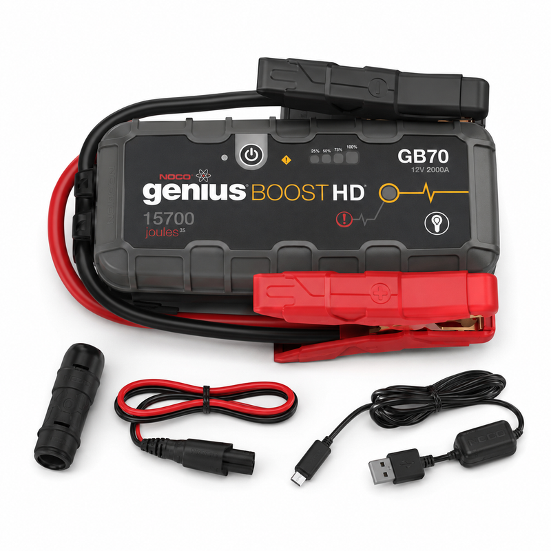 NOCO Genius Boost HD GB70 Jump Starter, 2000A