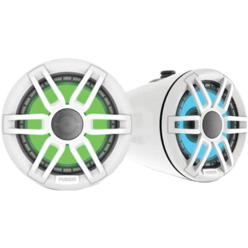 Fusion xxx 6.5" XS Series Wake Tower Speakers, White Pr.