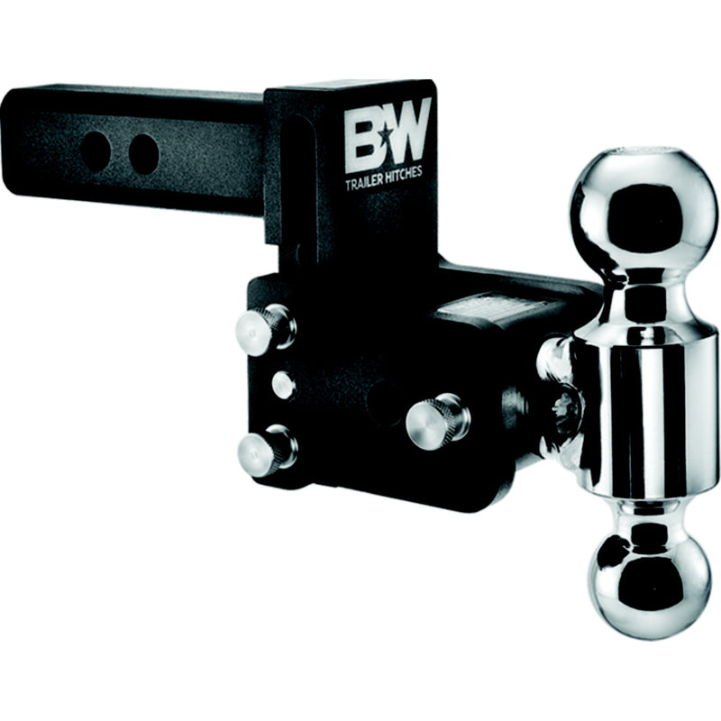 B&W TS20040B Trailer Hitches Tow & Stow Dual Ball Receiver Hitch | Fits 2-1/2" Receiver