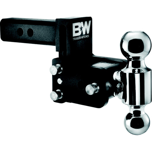 B&W TS10037B Trailer Hitches Tow & Stow Dual Ball Receiver Hitch | Fits Standard 2" Receiver