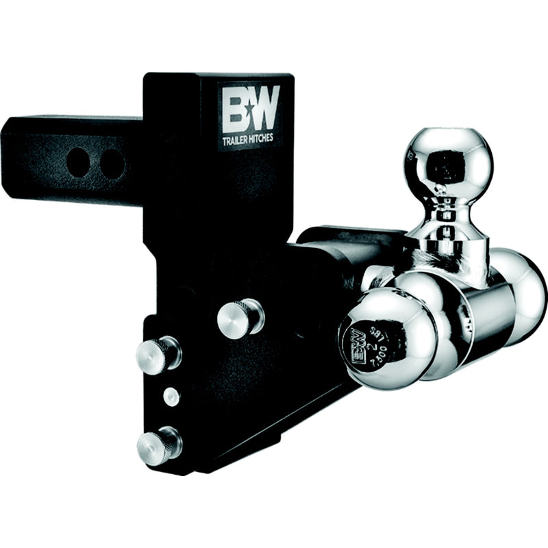 B&W TS10064BMP Multipro Tow & Stow™ Tri Ball Receiver Hitch, Fits Any 2" Standard Receiver