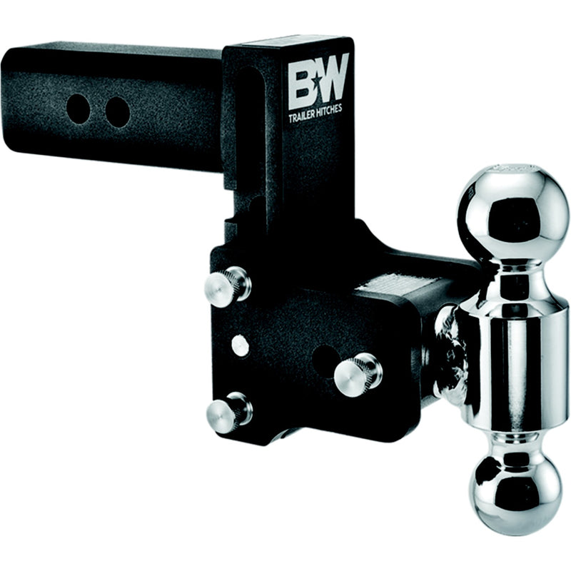 B&W TS20037B Trailer Hitches Tow & Stow Dual Ball Receiver Hitch | Fits 2-1/2" Receiver