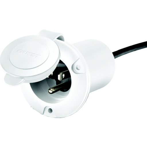 Guest 150PHW Universal AC Plug Holder, White
