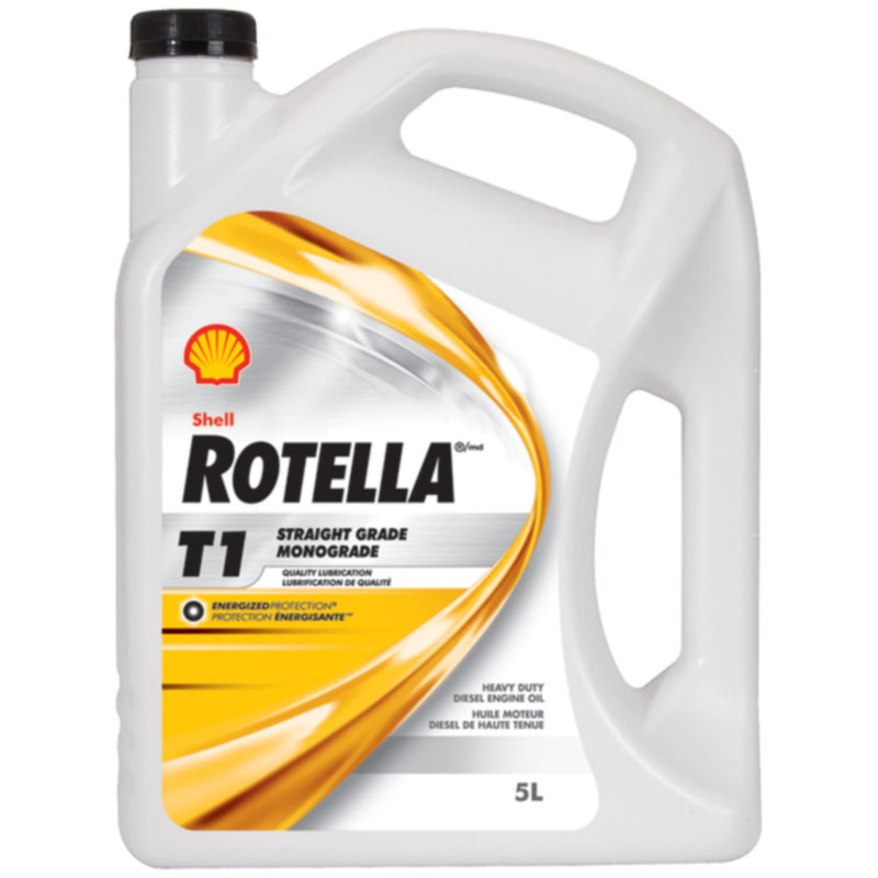 Shell 550054467 Rotella T1 Diesel Engine Oil, 40W 5 Liters, 3/case