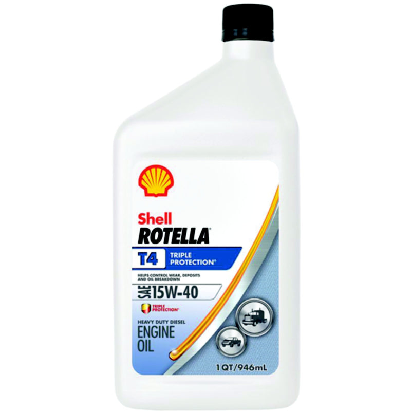 Shell 550045148 Rotella® T4 Triple Protection Heavy Duty Diesel Engine Oil, 208.2L