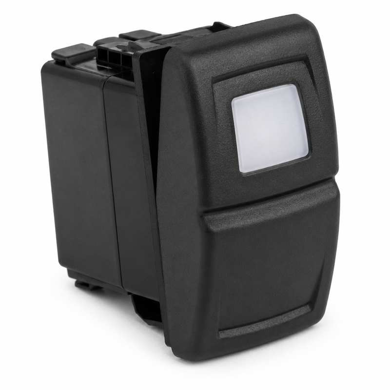 Sierra RK19110 Contura XIV Marine Rocker Switch – (On)-Off-(On), DPDT, Momentary Both Sides