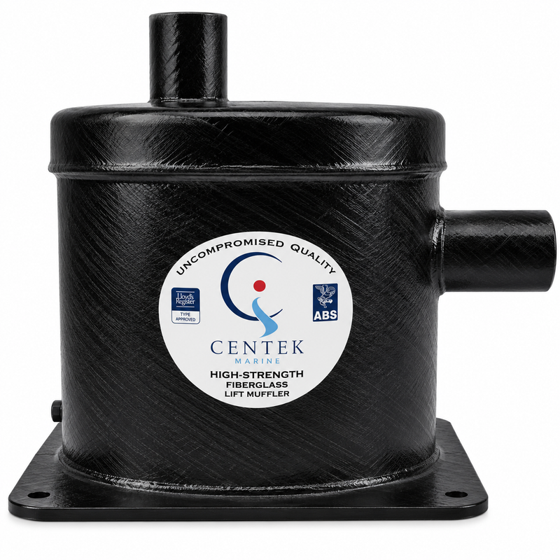 Centek Vernalift Lift Muffler — Side In — Top Out — Gas — Diesel — 383-1500071