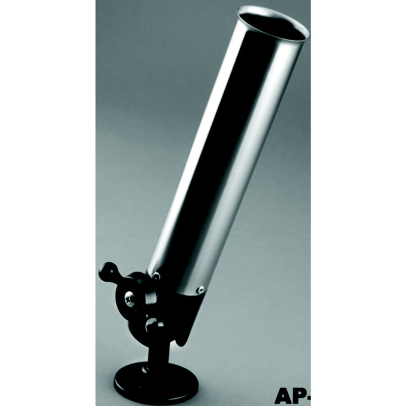 Angler's Pal 950700 Stainless Steel Tube With Black Anodized Aluminum Rod Holder, 7-3/4"