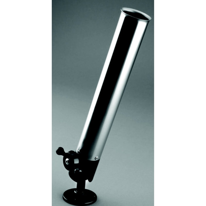 Angler's Pal 950800 Stainless Steel Tube With Black Anodized Aluminum Rod Holder, 10"