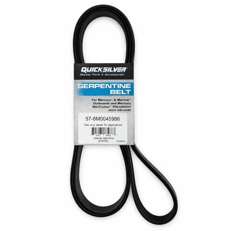 Mercury MerCruiser Quicksilver Serpentine Belt 8M0045986