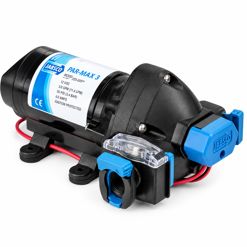 Jabsco — PAR-MAX 3 Fresh Water Pump, 12V, 3 GPM, 40 PSI — 31395-4012-3A