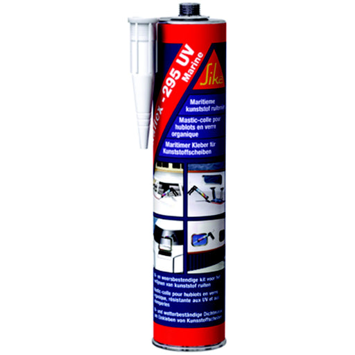 Sikaflex® 295UV Marine Polycarbonate / Acrylic Window Adhesive, Black, 11 oz. Cartridge