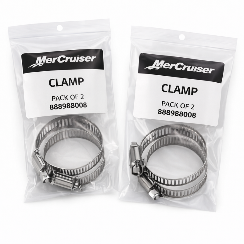 MerCruiser Clamp - Pack of 2 (888988008) (Replaces 8M0187145)