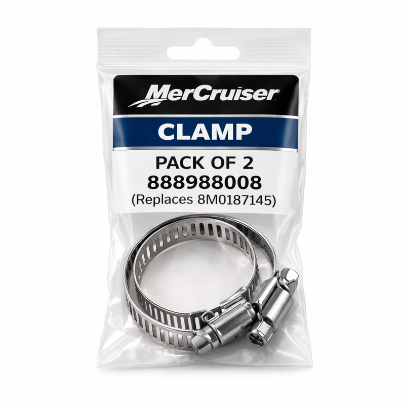 MerCruiser Clamp - Pack of 2 (888988008) (Replaces 8M0187145)