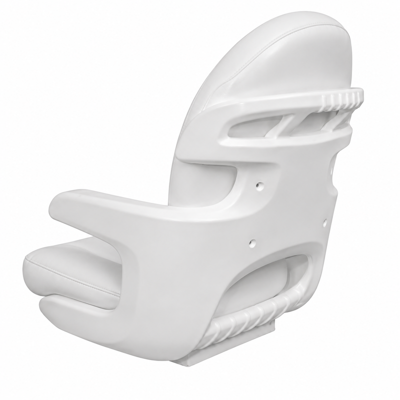Tempress Elite Helm High Back Seat – White Shell / White Cushions | 107-57010