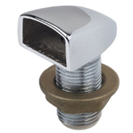 Chrome Plated Brass Gas Tank Vent F-1/2 Pip