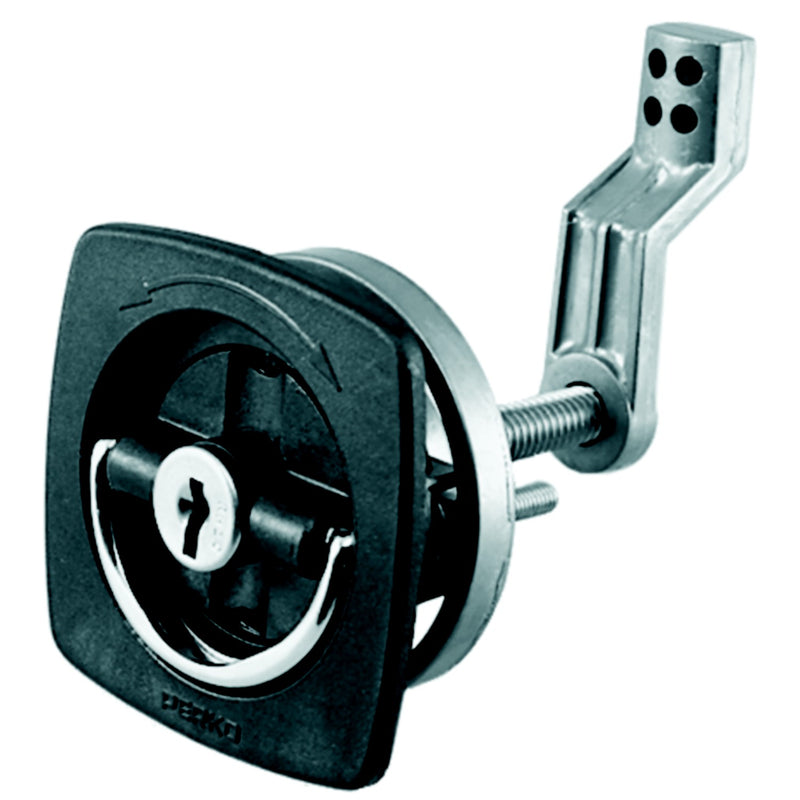 2-1/2X2-1/2 Black Flush Lock